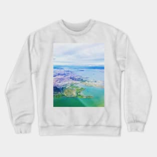 San Francisco from above Crewneck Sweatshirt